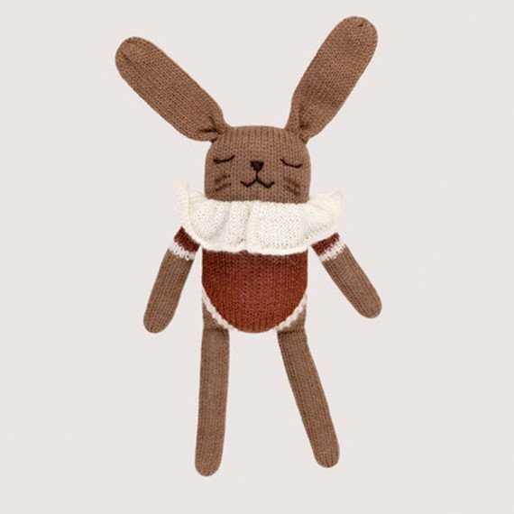 Main Sauvage - Doudou Bunny sienna bodysuit
