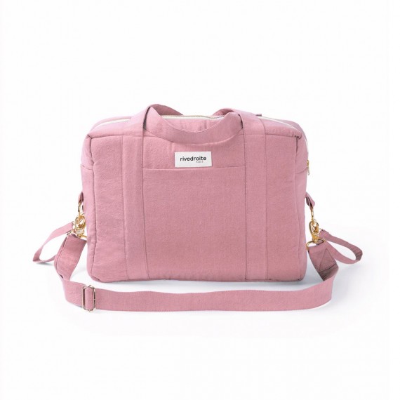 Rive Droite - Darcy l'anti sac à langer - coton recyclé bois de rose