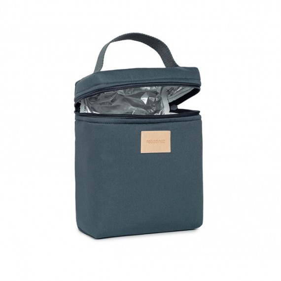 Nobodinoz - Lunchbag isotherme Baby on the go - Carbon blue