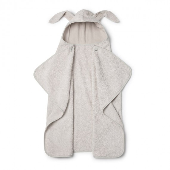 BabyShower - Cape de bain Bunny large cloud powder