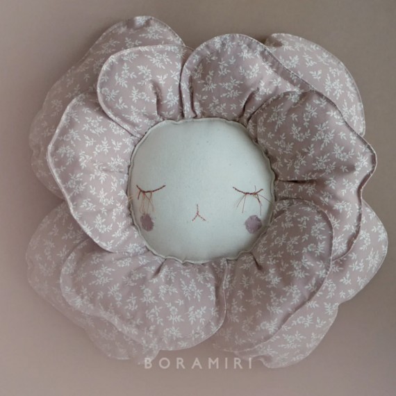 Boramiri - Trophée fleur rêveuse Grey pink