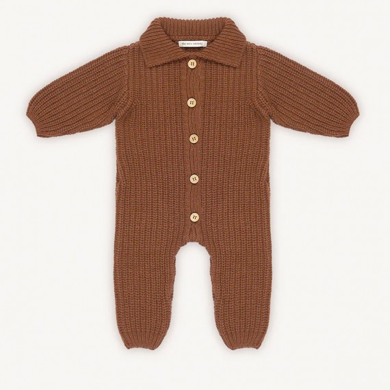 The new society - Combi Baby Onesie rib acorn