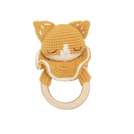 Patti oslo - Anneau crochet Chloe the Cat Teething Ring