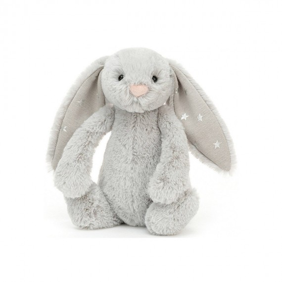 Jellycat - Lapin Bashful Shimmer Cream - 18cm