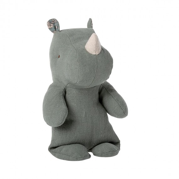 Maileg - Peluche Safari friends Rhino - Pine Blue