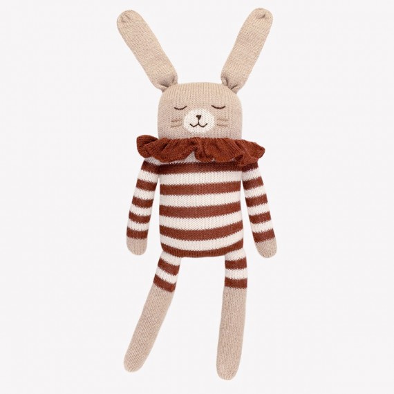 Main Sauvage - Big bunny sienna stripped romper