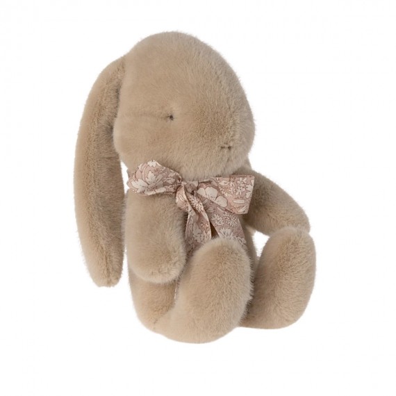 Maileg - Peluche lapin et son noeud - Cream peach