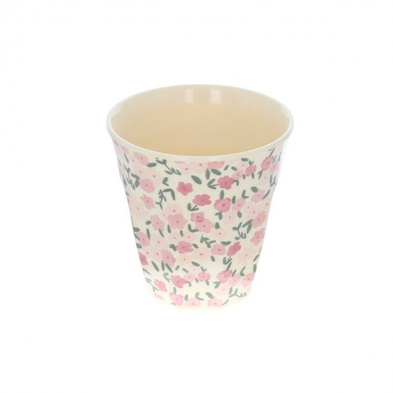 Pause goûter - Petit verre mélamine myrtilles couleur rose
