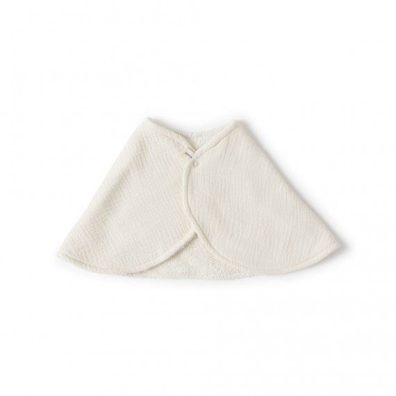 BabyShower - Bavoir serviette burpy 2 et 1 Ivory powder
