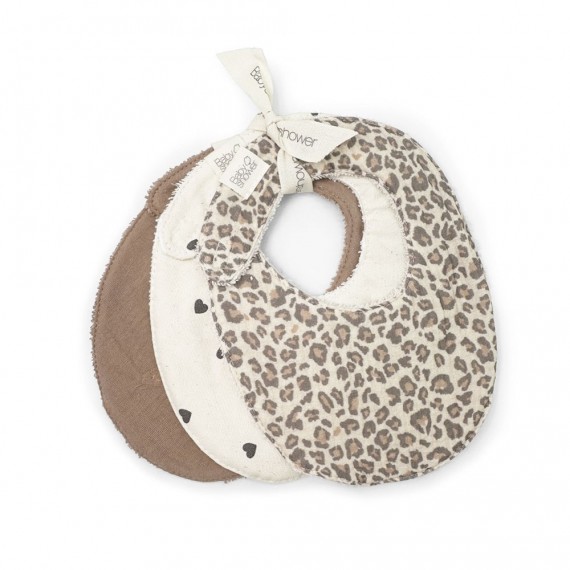 BabyShower - Set 3 bavoirs Wild print