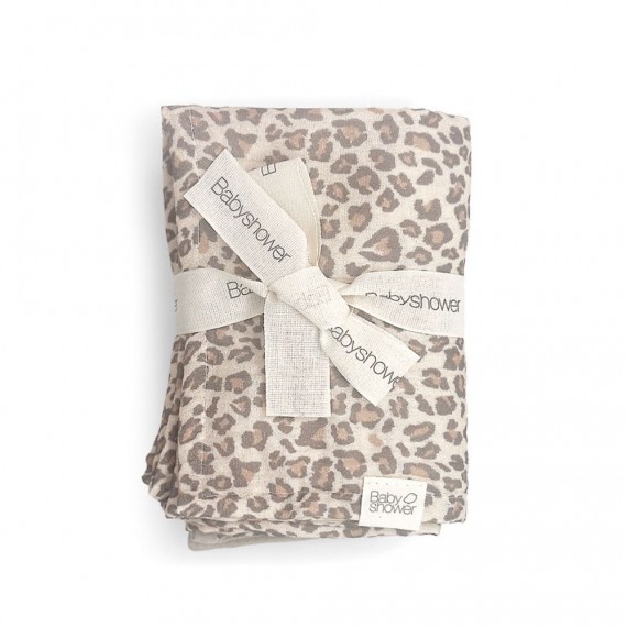 BabyShower - Set 3 mini-langes Wild print
