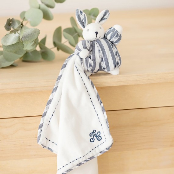 Tartine et Chocolat - Doudou Lapin 1977 marine