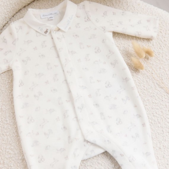 Tartine et Chocolat - Dors bien lapin écru