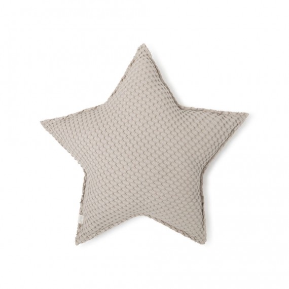 BabyShower - Coussin étoile big star gofre latte