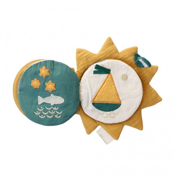 Joli saison - Joli saison - Livre d'éveil soleil et poisson jaune et vert - Ma bonne étoile