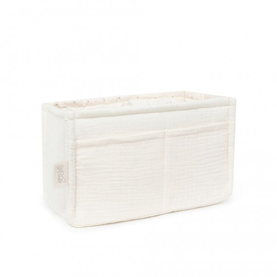 BabyShower - Panier rangement Nappies Ivory powder GM