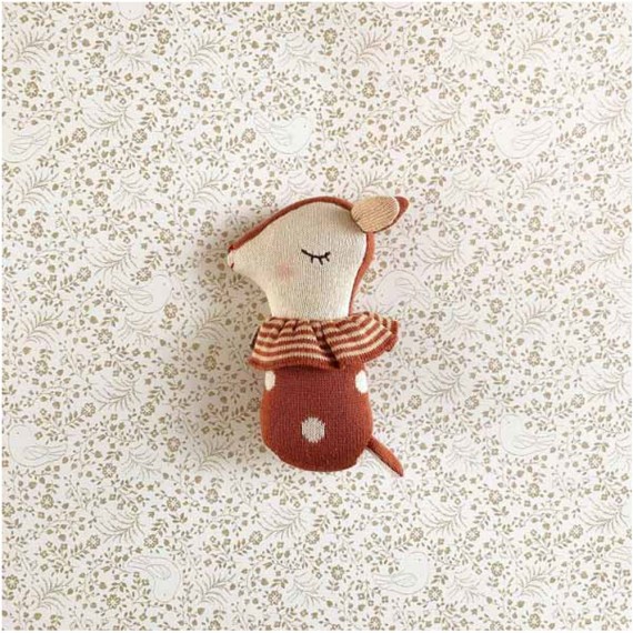 Maileg - Hochet rattle Bambi rose