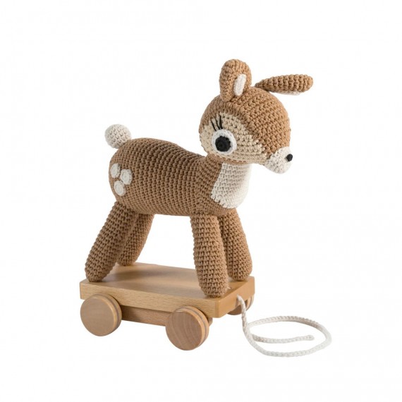 Sebra - Bambi en crochet à roulettes