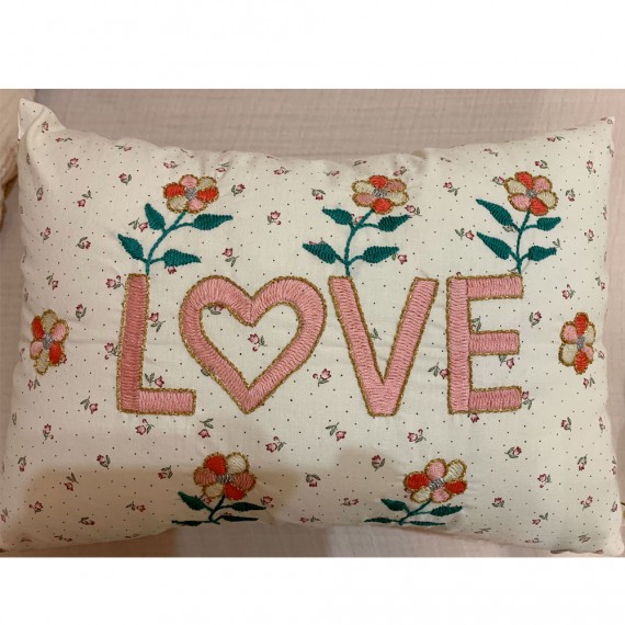 CSAO - Coussin blanc Amour...