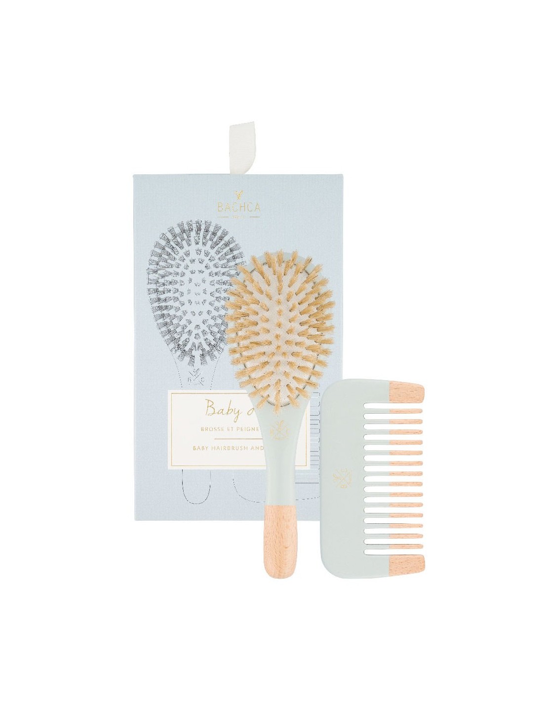 Bachca Baby Hair Kit Blue Personnalise Avec Le Prenom