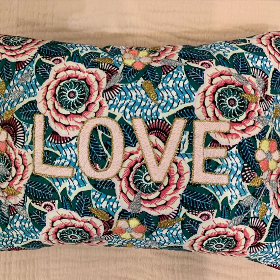 CSAO - Coussin Love - fleur