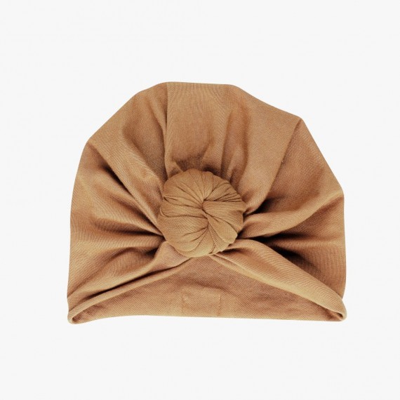 Bonjour Little - Turban beanie - nut 0/3m