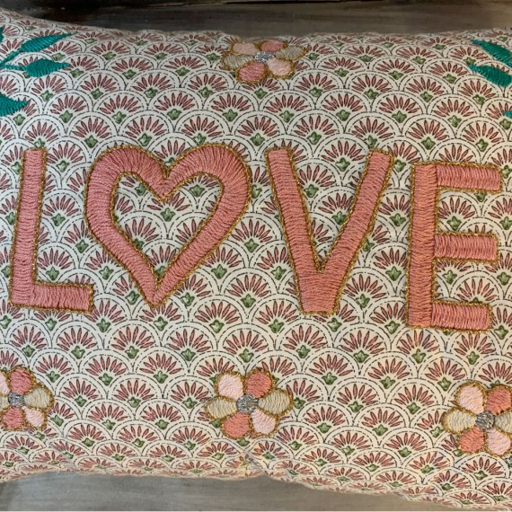 CSAO - Coussin blanc Amour...