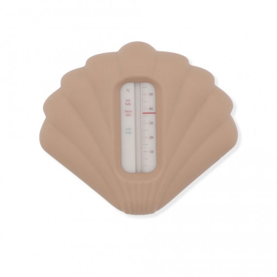 Konges Slojd - Thermomètre coquilage silicone bath blush