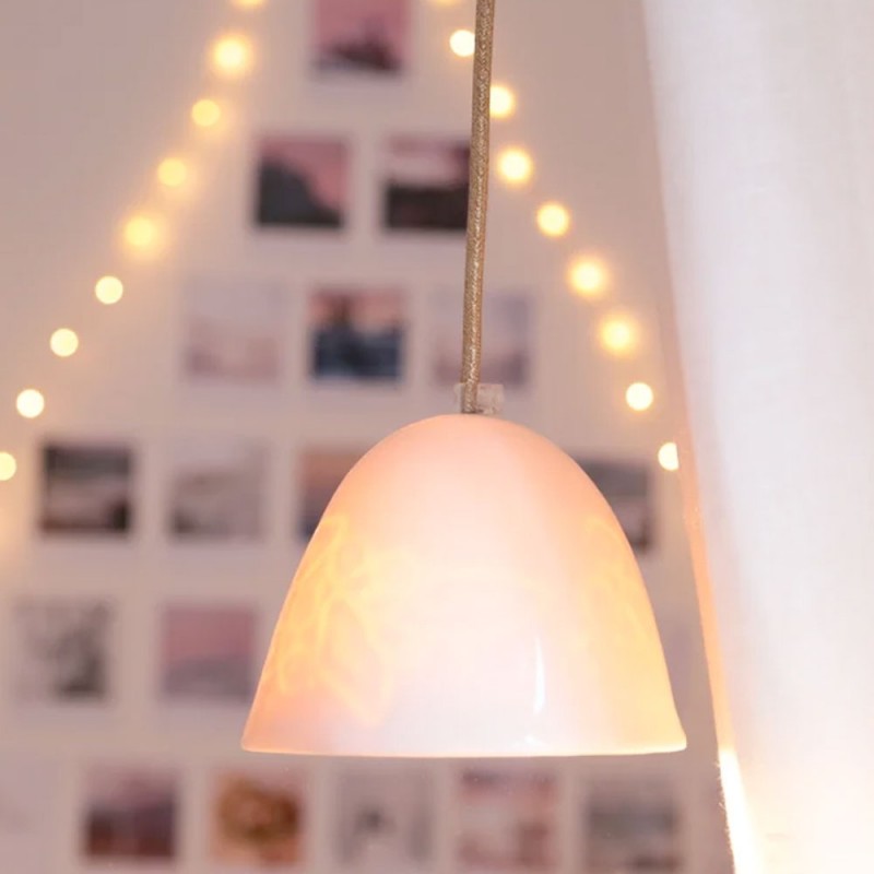 Lampe baladeuse en céramique à pois - Le Joli Shop