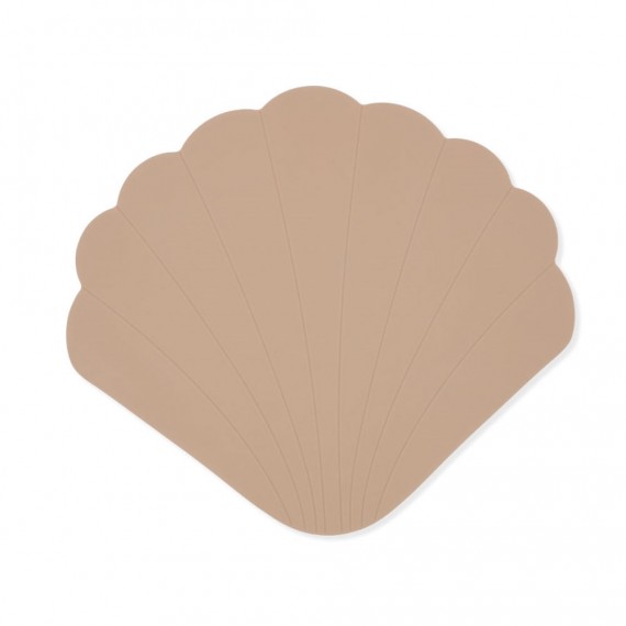 Konges Slojd - Tapis de bain silicone placemat clam Blush