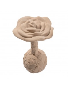 Natruba - Hochet en caoutchouc naturel Rose beige