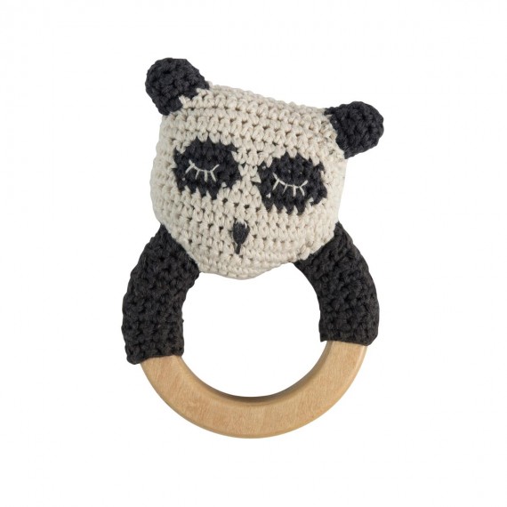 Sebra - Hochet crochet Panda