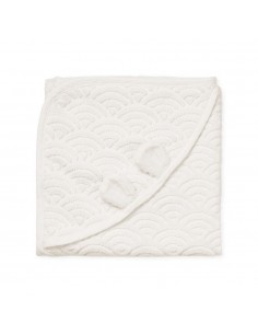 Cam Cam Copenhague - Cape de bain - Towel, Baby Ears - GOTS Off-White