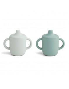 Liewood - Lot de 2 tasses cup silicone Cup Neil Mint mix