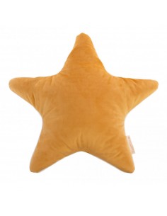 Nobodinoz - Coussin Aristote star velvet  farniente yellow