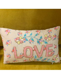 CSAO - Coussin "Love" rose