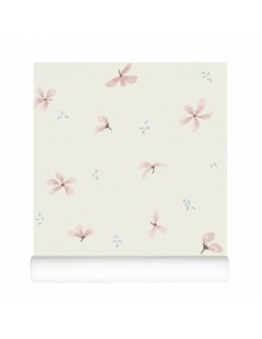 Cam Cam Copenhague - Rouleau de papier peint windflower creme