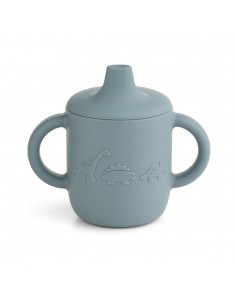 Liewood - Tasse silicone Cup Neil Dino whale blue