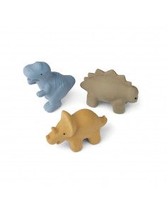 Liewood - Lot de 3 jouets David Dino multi mix