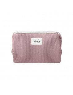 Bebel - Trousse mini "Velours" rose