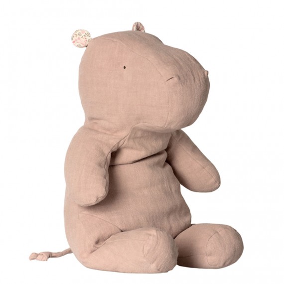 Maileg - Peluche en Tissu Safari Friends - Hippo Rose - TM