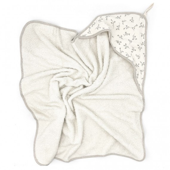 BabyShower - Cape de bain olive bloom