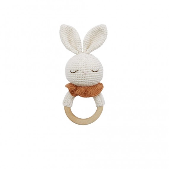 Patti oslo - Anneau crochet lapin Beti bunny teething ring