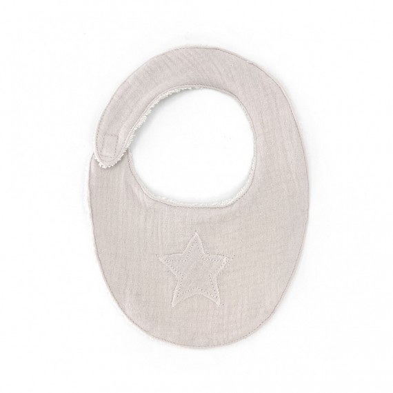 BabyShower - Bavoir bandana cloud powder